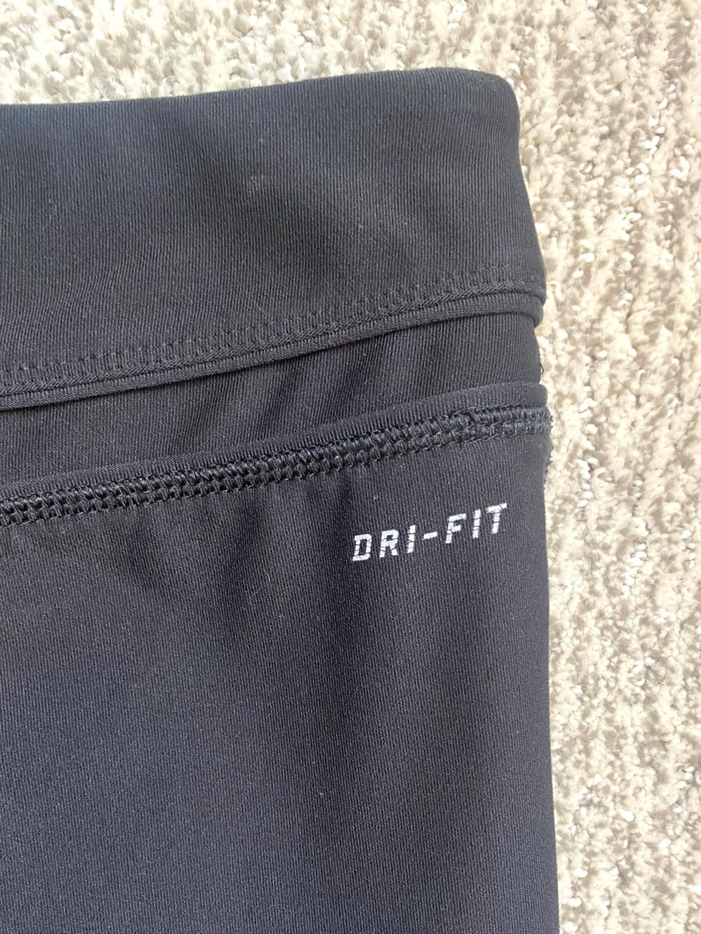 Nike Dri-fit Black Athletic Yoga Pants High-Rise Flare Leg Bootcut Size Small - Picture 9 of 9